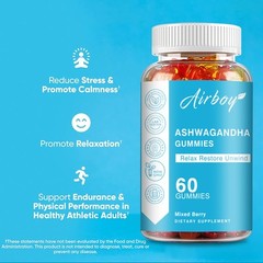 Ashwagandha Gummies – Stress Anxiety Relief, Men’s Health, Energy & Endurance