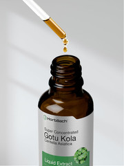 Gotu Kola Extract 2oz Alcohol-Free Concentrated Liquid Herb Gluten Free Non-GMO