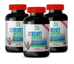 Deer Antler – ELK VELVET ANTLER Extract 550mg Nettle Root Powder — 3B