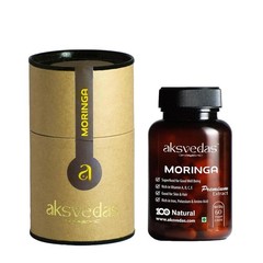 Aksvedas Moringa Capsules, 60 Capsules Each Pack Of 2 w361
