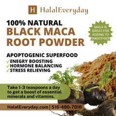 Maca Root Powder Black Raw Pure Natural NonGMO Peruvian Superfood Bulk
