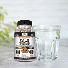 Ceylon Cinnamon Supplement | 1200mg per Serving, Vegan – 30 Count (Pack of 1)