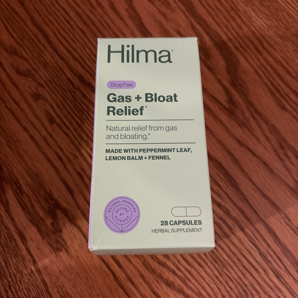Hilma Natural GAS + BLOATING RELIEF Lemon Balm Fennel & Peppermint Leaf 5/27
