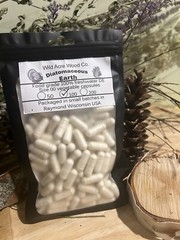 Food Grade diatomaceous earth capsules USA parasite Detox Heavy Metals Immunity