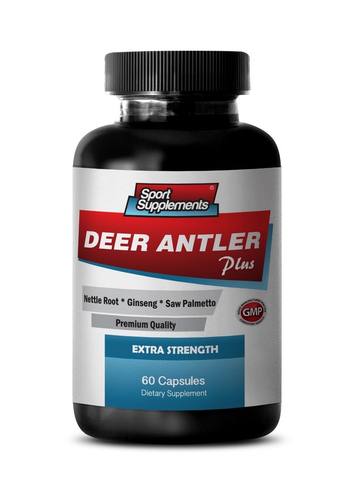 immune support liquid extract – DEER ANTLER PLUS 550MG 1B – elk antler capsules