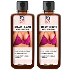 (PACK 2) MY69 Herbal Breast Massage Oil – Natural Skin Estrogen Body Oil 100ML