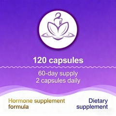 Estrolibrium Supplement For Women-W/ Chaste Tree Berry,Hormonal Balance,120 Caps