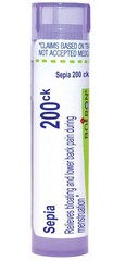 Boiron Sepia 200Ck Homeopathic Medicine for Mood 80 Count (Pack of 1), White