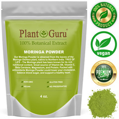 Moringa Oleifera Leaf Powder 4 oz. Raw 100% Pure Natural Superfood