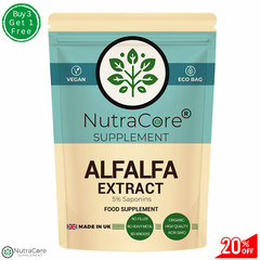 Alfalfa Extract Capsules 5000mg(250mg Saponins)-Cholesterol & Blood Sugar-90Caps