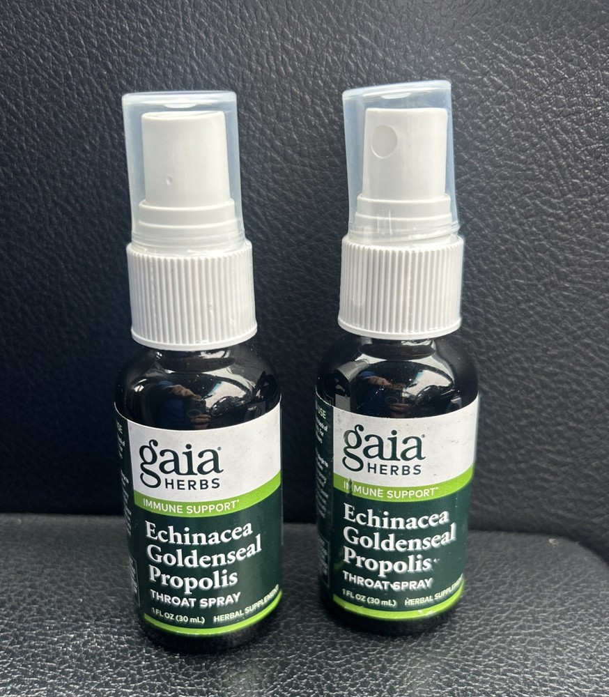 2x Echinacea Goldenseal Propolis Throat Spray – for Immune Support Ex/10/27