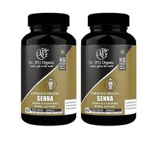 4x Dr. JPG Organic ISO & GMP Certified Senna 60 capsules for bowel support