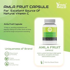Holy Natural Amla Fruit Capsules, 120 Capsules d001