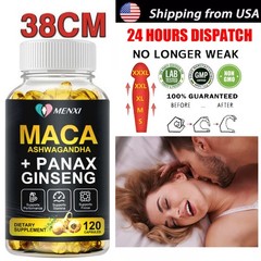 MENXI Maca Root Capsules 10000mg hot Maca Extract 120 Capsules Peruvian