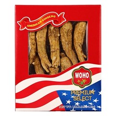 WOHO Cultivated American Ginseng 1294 Half Short Jumbo 4 oz Box