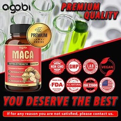 Maca Root 8050mg Per Caps 3 Months Supply Supports Reproductive Health 90 Caps