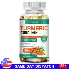 Turmeric Curcumin with Bioperine 1950mg High Absorption Triple Strength Capsules