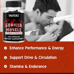 Gorilla Muscle Capsules – Increase Energy To Help Muscle and Blood Vessel Growth