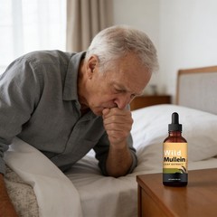 Wild Mullein Leaf Extract Bio-organic Lung Cleanse Drops for Lung Natural Herbal