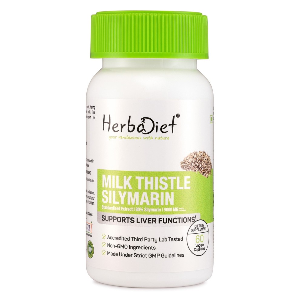 Milk Thistle Extract Silymarin 80% Veg Capsules 400mg Liver Health Detox Cleanse