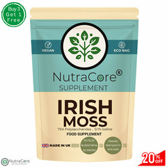 Irish Moss Capsules 5500mg-75%Polysaccharides &100% Pure Natural Sea Moss-90Caps
