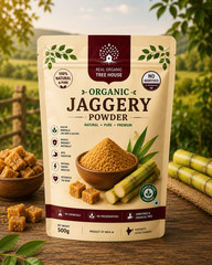 Jaggery Powder | Cane Jaggery Powder | Natural Sweetener for Baking & Cooking