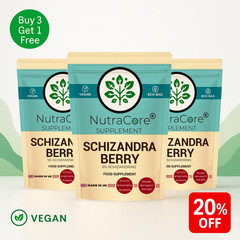 Schizandra Berry Capsules 5500mg-(5% Schizandrins)-100% Natural & Vegan Product