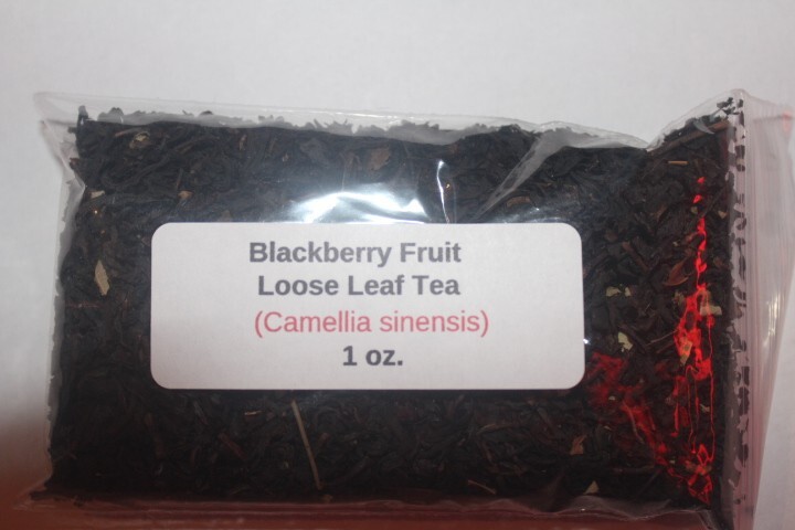 1 oz. Blackberry Fruit Loose Leaf Tea (Camellia sinensis)