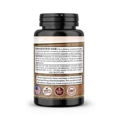 Mushroom Complex Supplement Capsules Mushrooms Lions Mane, Reishi, Turkey Tail