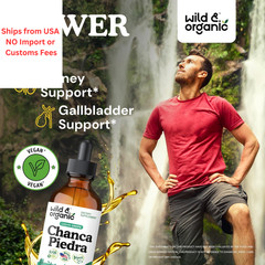 Wild & Organic Chanca Piedra Stone Breaker Drops – Herbal 4 Fl Oz (Pack of 1)
