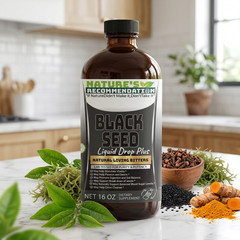 2 Bottles Black Seed Liquid Bitters 16 w/BLACK CUMIN SEEDS