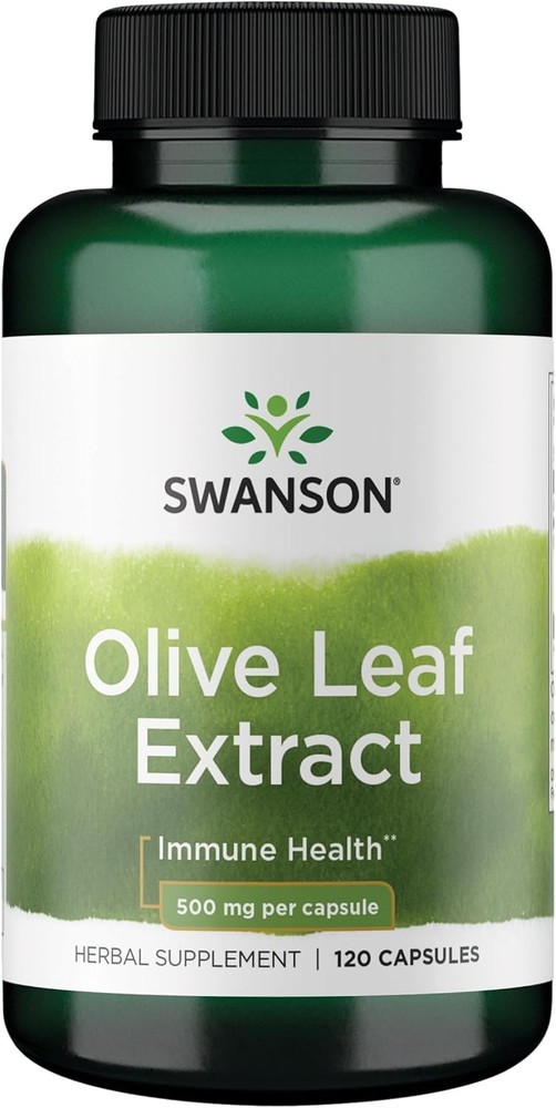 Swanson Olive Leaf Extract Capsules with 20% Oleuropein – Provides Immune…