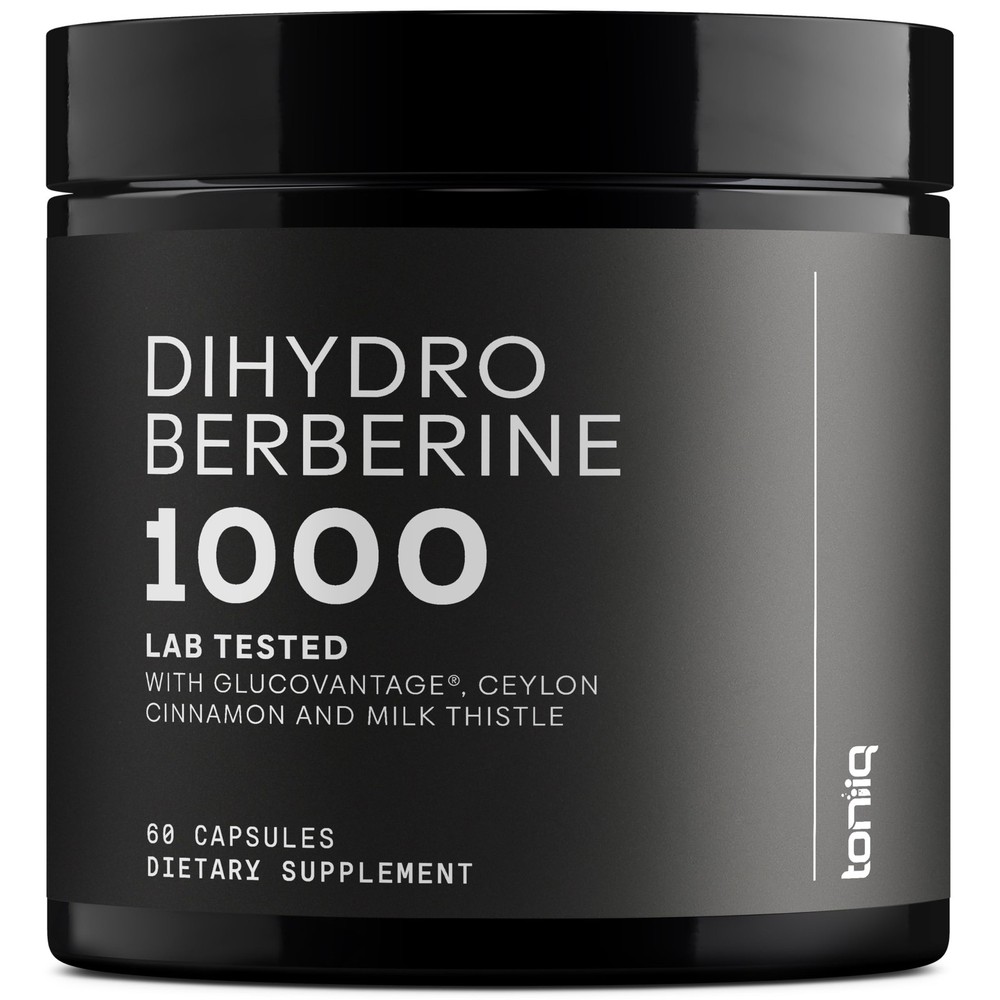 Toniiq Dihydroberberine Supplement – Ultra High Potency 60 Count (Pack of 1)