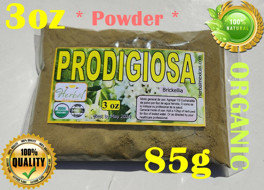 Prodigiosa, Amula herb, Organic Prodijiosa powder Wild Crafted Mexican 3oz !!!