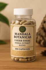 8-Herb Essiac 100 Capsules (All Organic Sheep Sorrel Roots 20%), Complete 8 Herb