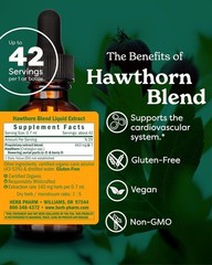 Herb Pharm Hawthorn Blend Liquid Extract for Cardiovascular and Circulatory