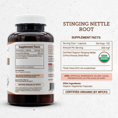 Secrets Of The Tribe Stinging Nettle Root Capsules, 500 mg