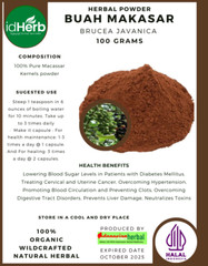 [idHerb] POWDER Buah Makassar Brucea javanica Natural Organic Herbal Herbs