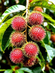 5 Seeds Rambutan Nephelium Lappaceum Sweet Juicy Tropical Malaysia Edible Fruits