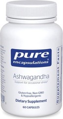 Pure Encapsulations Ashwagandha – 500 mg 60 Count (Pack of 1)