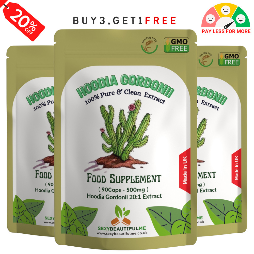 Hoodia Gordonii Extract Capsules 10000mg Weight Loss & Appetite Suppressor