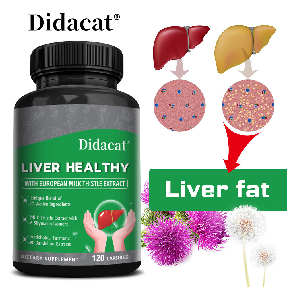 Liver Cleanse Detox & Repair Formula – Herbal Liver Support Supplement 30/60/120