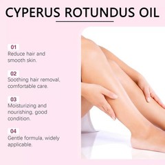 cyperus rotundus oil for hair removal