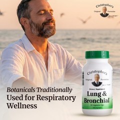 Herbal Lung Cleanse Supplement with Mullein Leaf and Chickweed for Adults