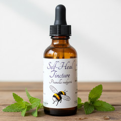 Self-Heal Tincture – Wild Organic Prunella Vulgaris Herbal Extract