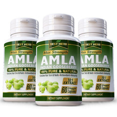 Pure Amla Superfruit Extract 1000mg – 180 Capsules Exp 1/2028 – Hair Skin Nails