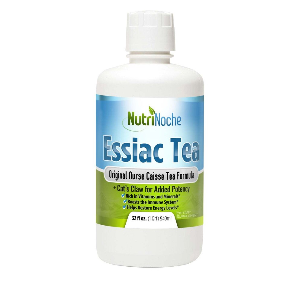Nutrinoche Essiac Tea | Freshly Brewed Organic and WildCrafted Herbs | 32 Oz
