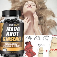 Maca Root Capsules 10000 mg Peruvian Maca Extract Men’s Organic Vitamin