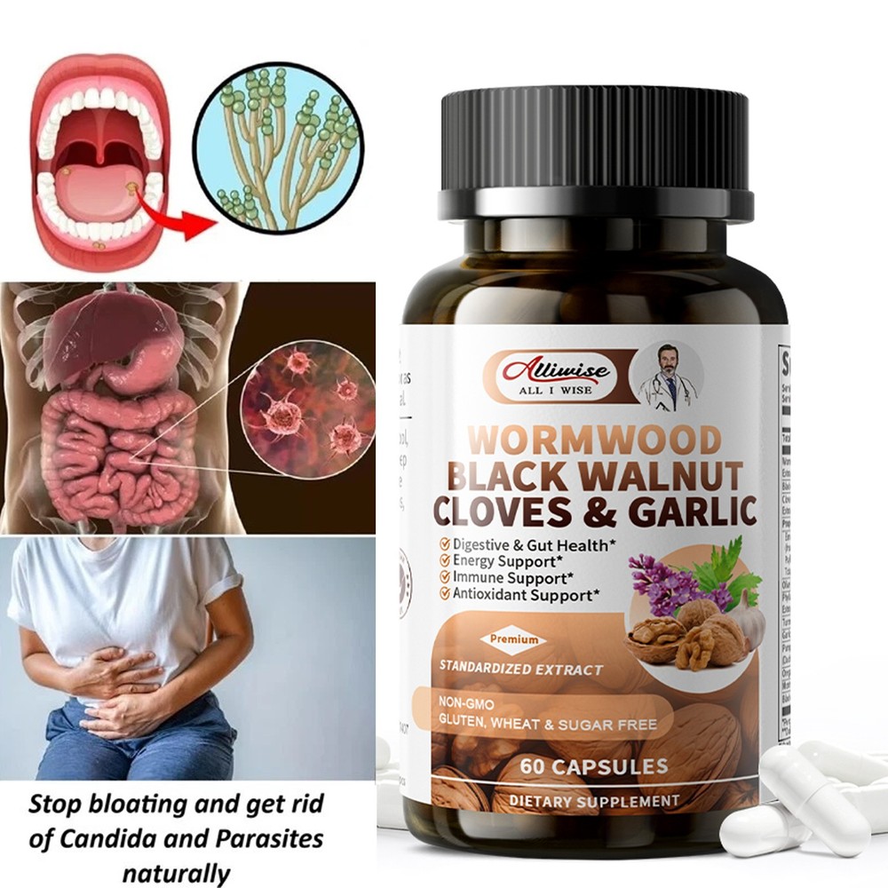 PARASITE DETOX BODY CLEANSE Complex Anti- PARASITE Support Cleanse 100 quick