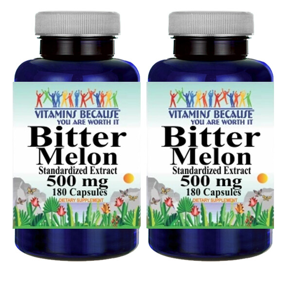 Bitter Melon Standardized Extract 500mg 2X180 Caps Synephrine